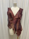 Tatiana Palnitska Leather Avante-Gard Vest (Originally approx. $745)