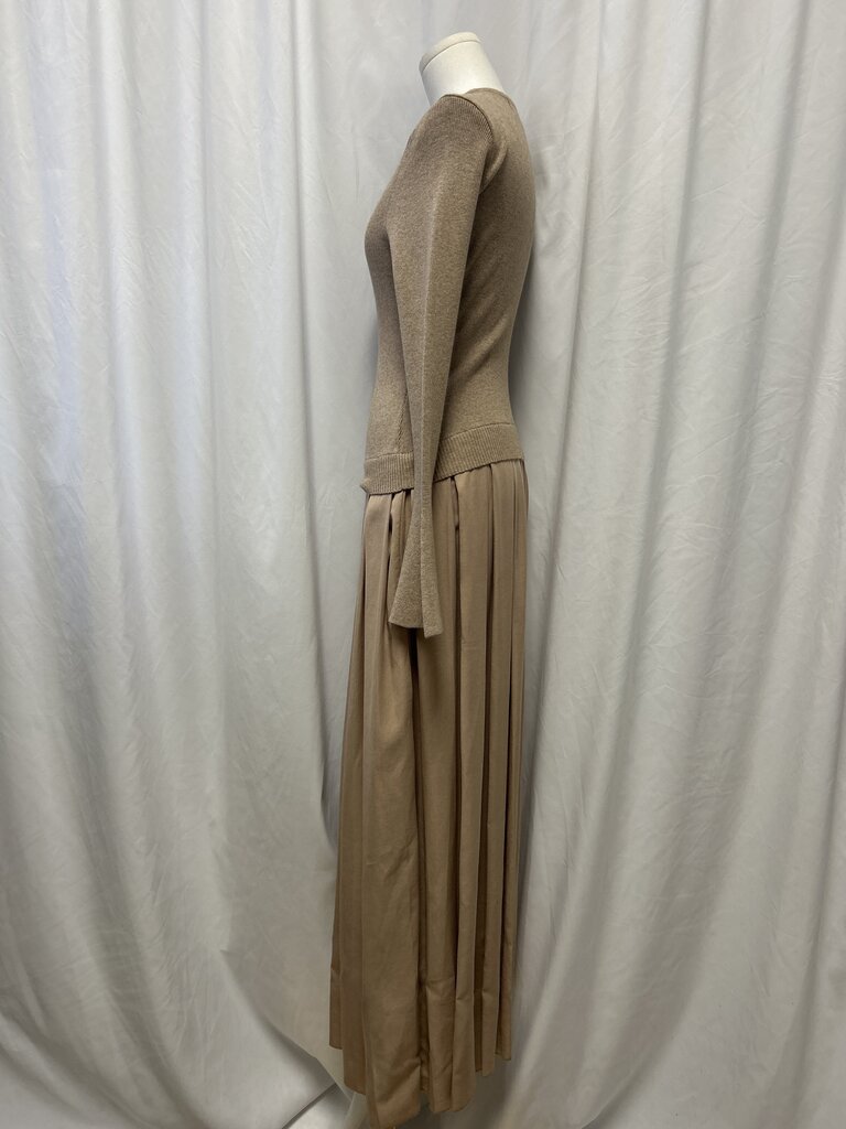 DH New York Camel Sweater Combo Dress