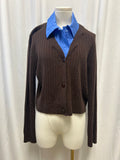 Staud Wool Blend Cardigan With Removable Collar