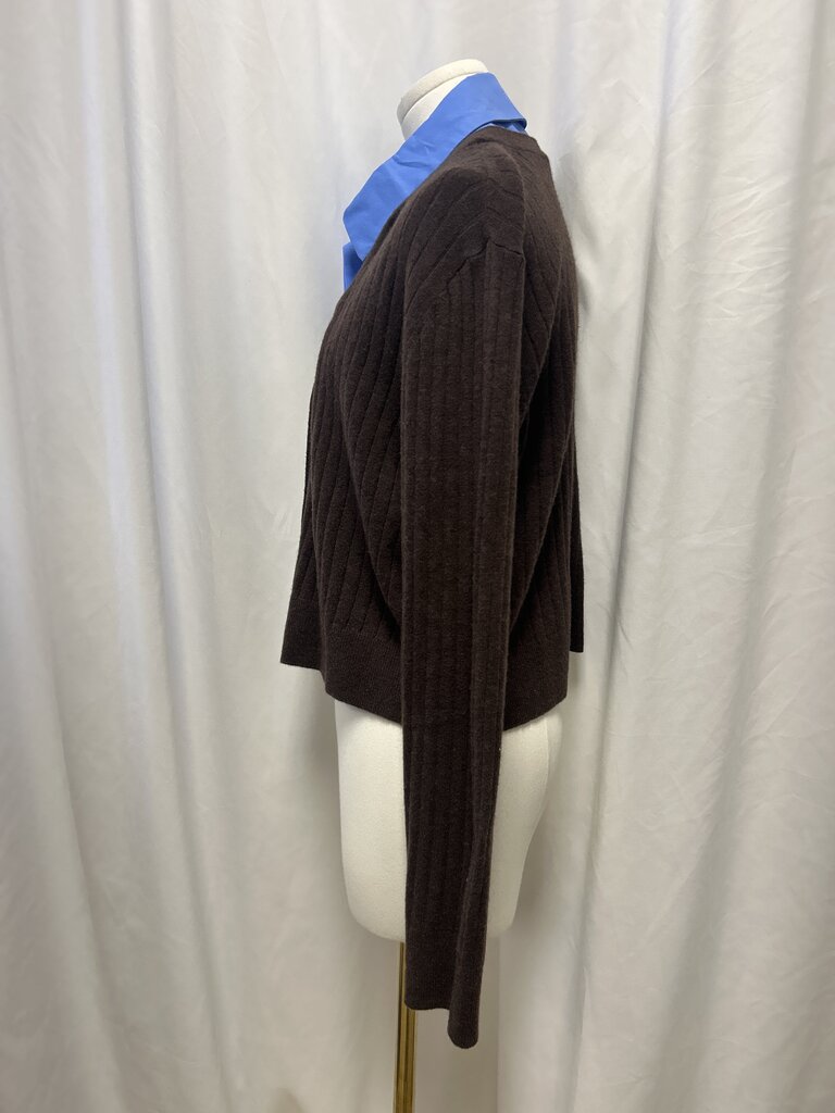 Staud Wool Blend Cardigan With Removable Collar