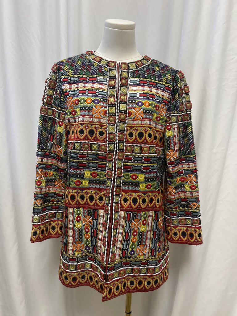 alice + olivia Beaded Mid Length Jacket