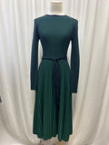 Boden Green Knit Midi Dress NWT