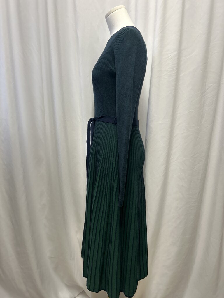 Boden Green Knit Midi Dress NWT