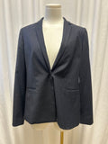 Elie Tahari Plaid Wool Blazer
