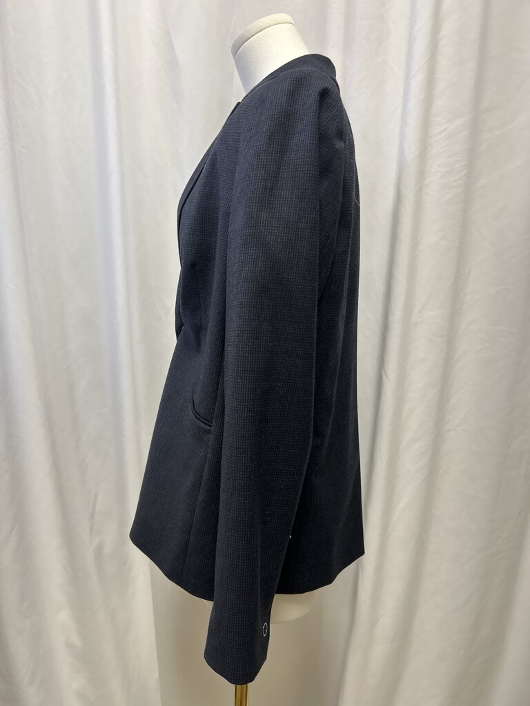 Elie Tahari Plaid Wool Blazer