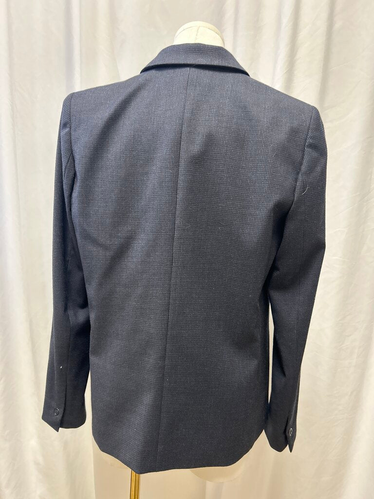 Elie Tahari Plaid Wool Blazer