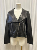 Veronica Beard Leather Moto Jacket