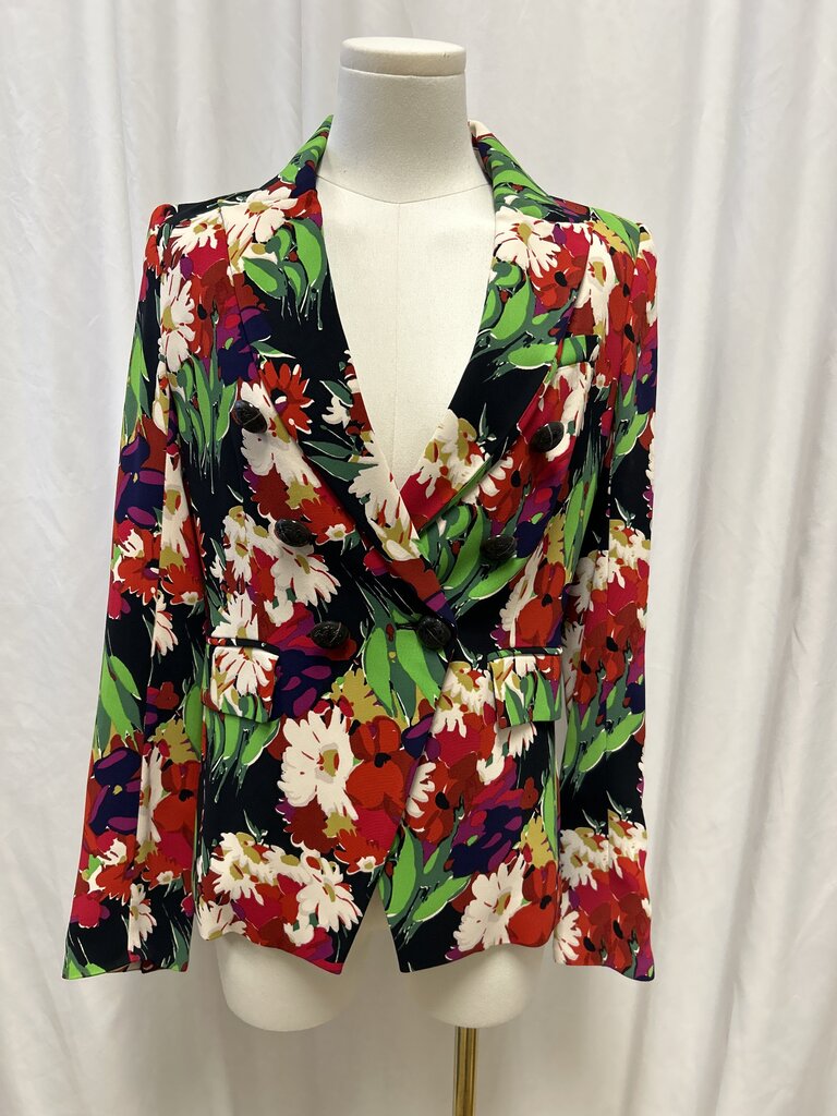 Veronica Beard Floral Print Blazer