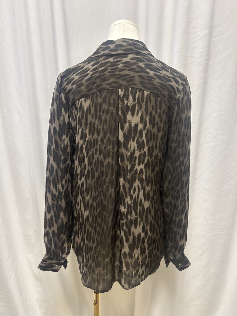 L'Agence Animal Print Blouse