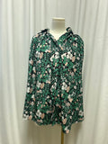 Smythe Floral Print High Neck Blouse