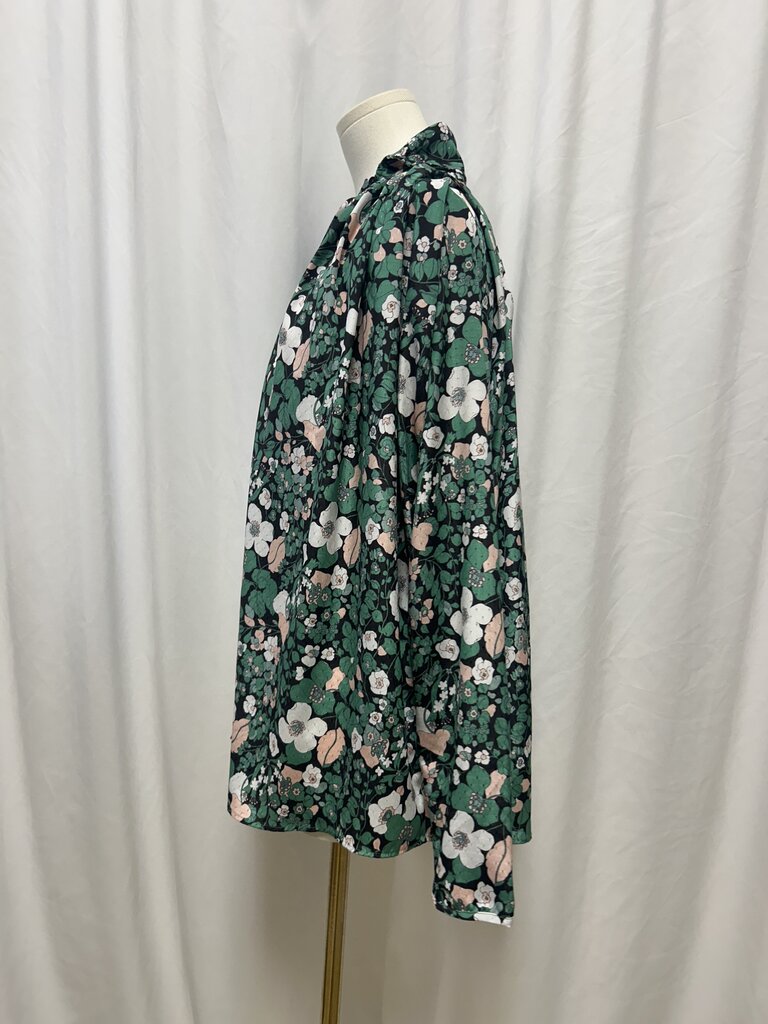 Smythe Floral Print High Neck Blouse