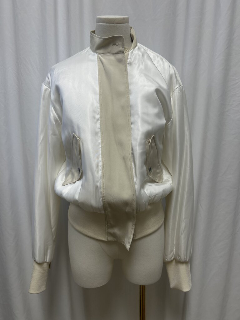 Helmut Lang Mixed Material Bomber Jacket