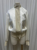 Helmut Lang Mixed Material Bomber Jacket