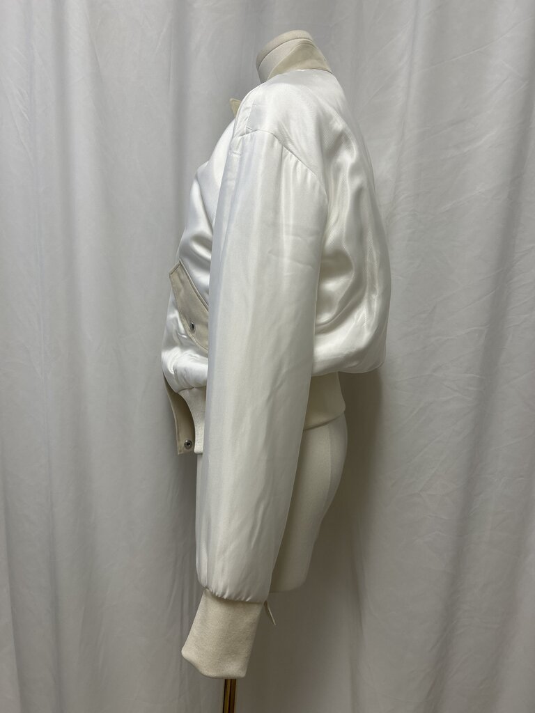 Helmut Lang Mixed Material Bomber Jacket