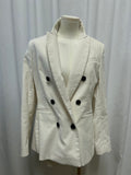 Lorena Antoniazzi Cream Corduroy Blazer