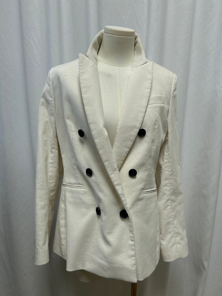 Lorena Antoniazzi Cream Corduroy Blazer
