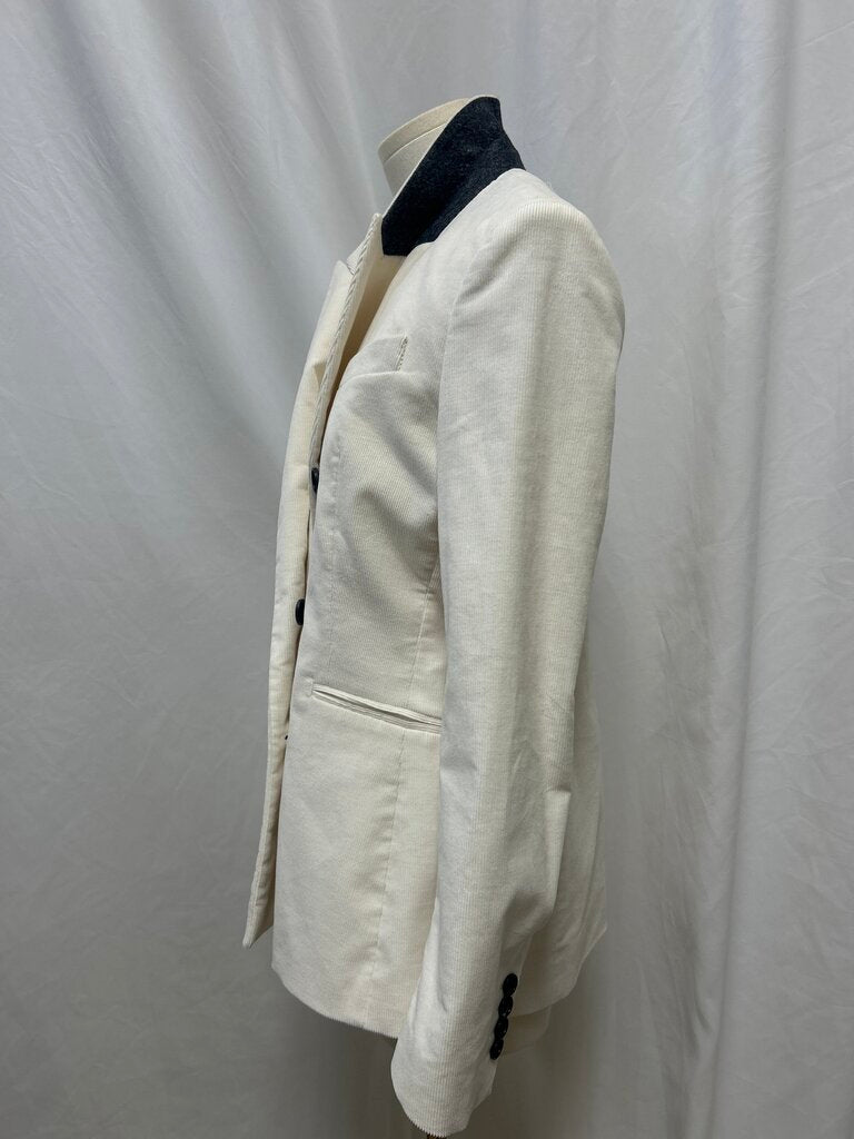 Lorena Antoniazzi Cream Corduroy Blazer