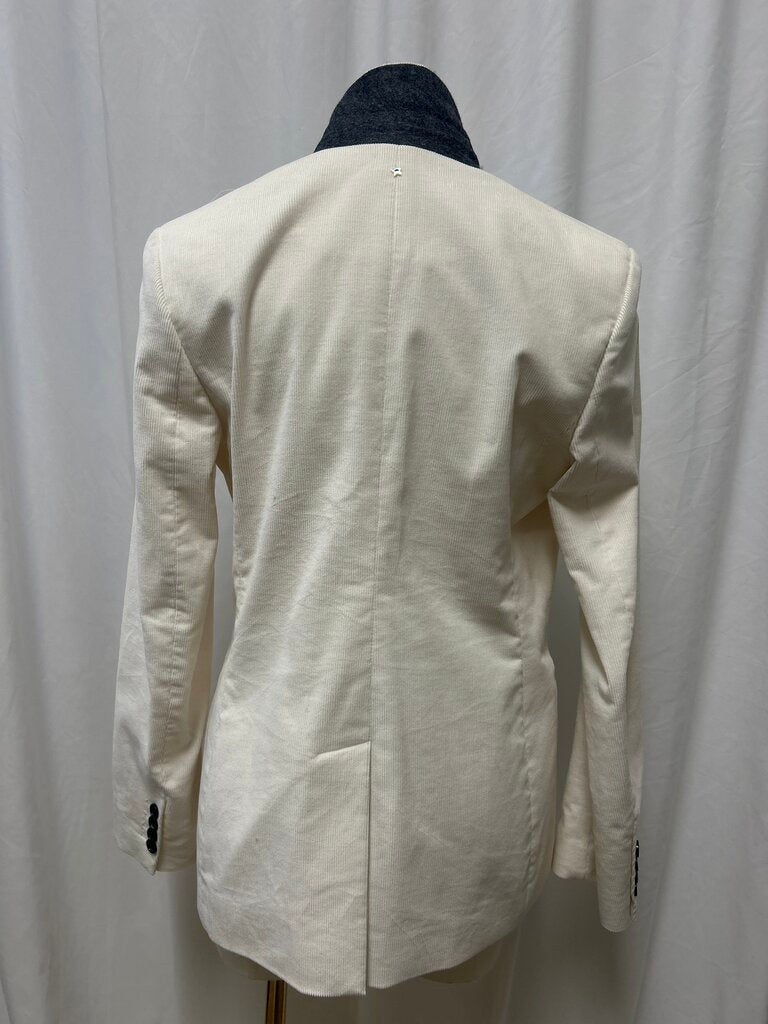 Lorena Antoniazzi Cream Corduroy Blazer