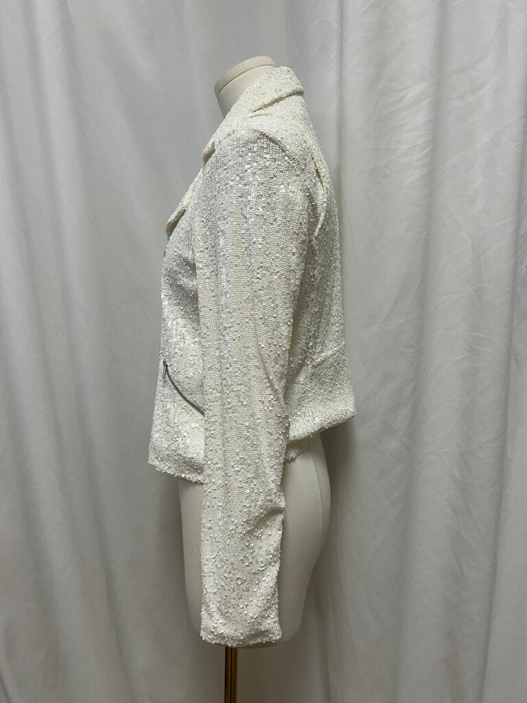 Generation Love White Sequined Jacket
