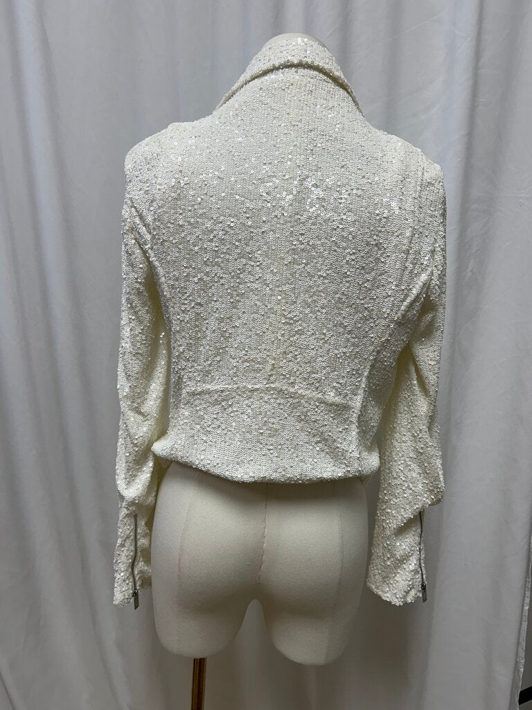 Generation Love White Sequined Jacket