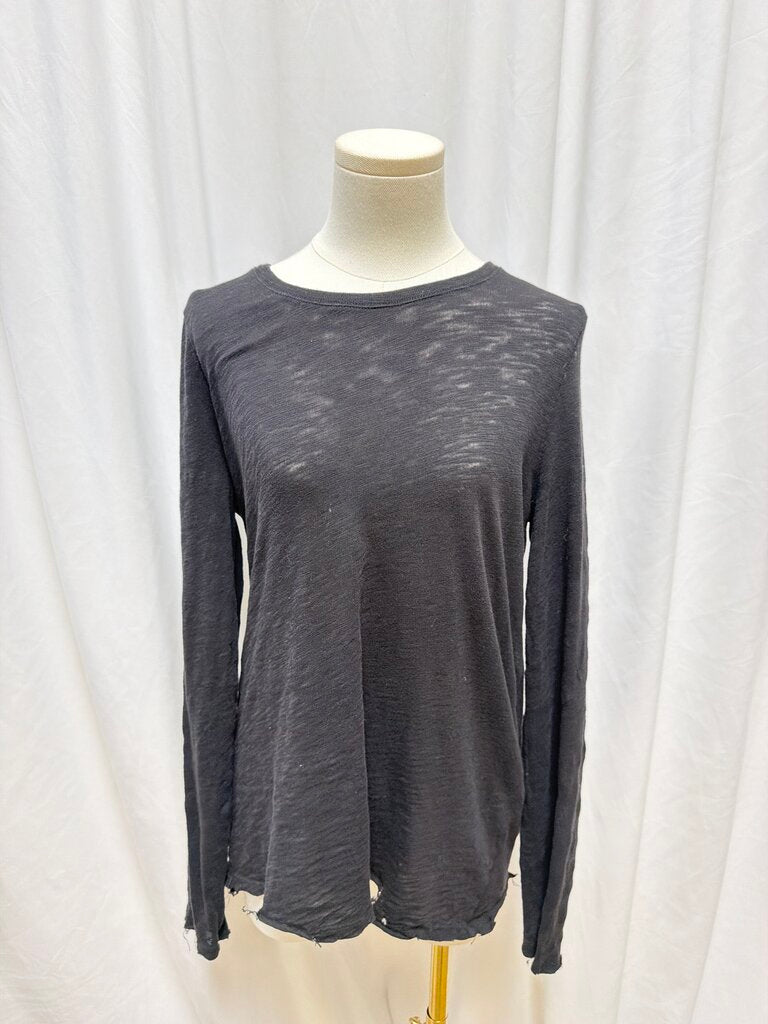 ATM Black Long Sleeve Tee