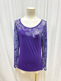 Etro Purple Long Sleeve Tee
