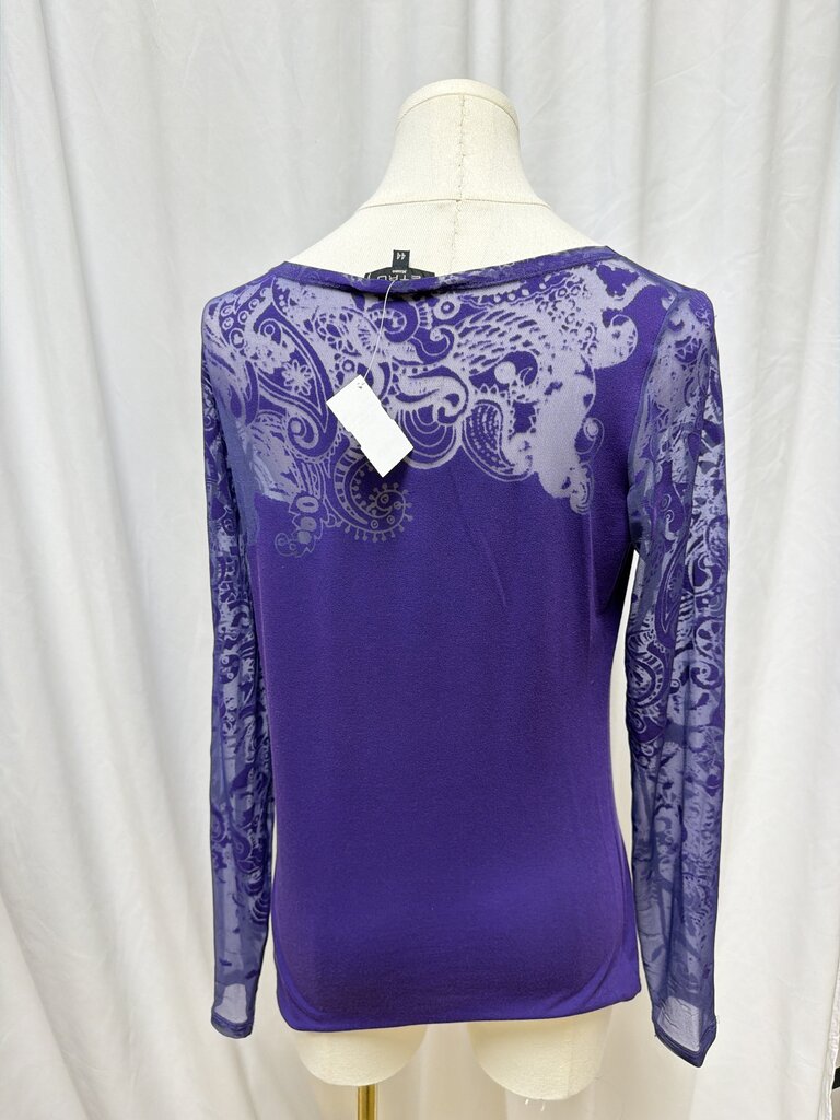 Etro Purple Long Sleeve Tee