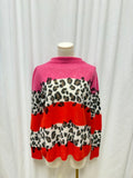 Marc Cain Alpaca Blend Colorblock Sweater
