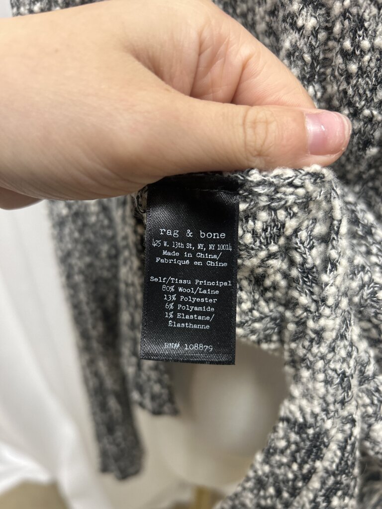 rag & bone Textured Crew Neck Sweater