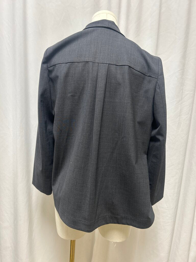 Brunello Cucinelli Virgin Wool Double Breasted Blazer w/ Detachable Pocket Handkerchief
