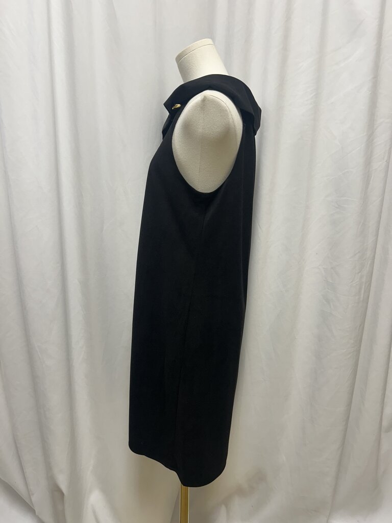 Sail to Sable Black Cowl Neck Sleeveless Dress NWT