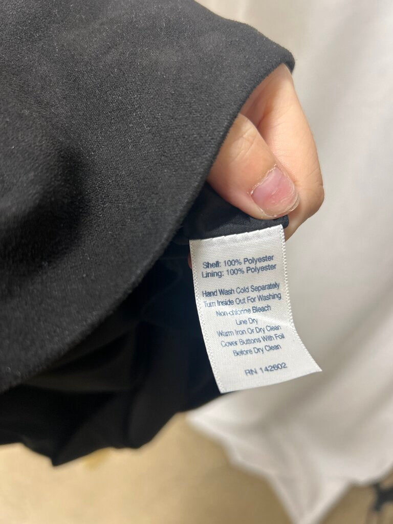 Sail to Sable Black Cowl Neck Sleeveless Dress NWT