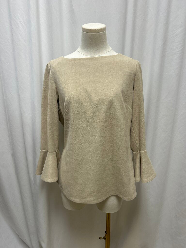 Sail to Sable Cream Bell Sleeve Top