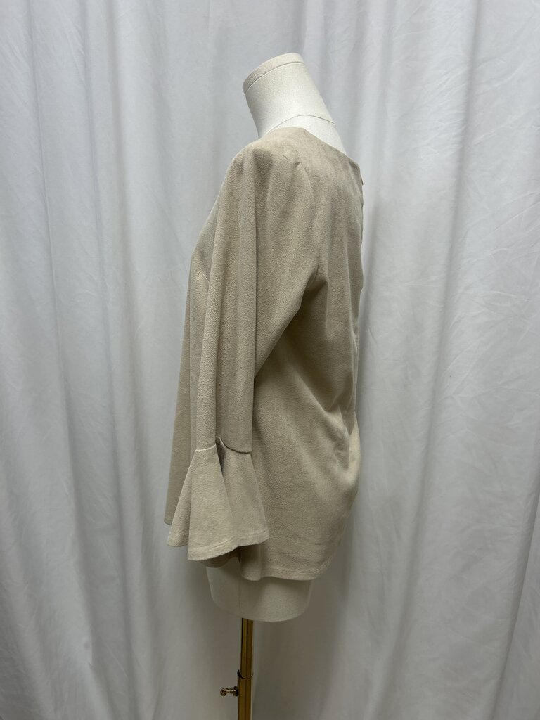 Sail to Sable Cream Bell Sleeve Top