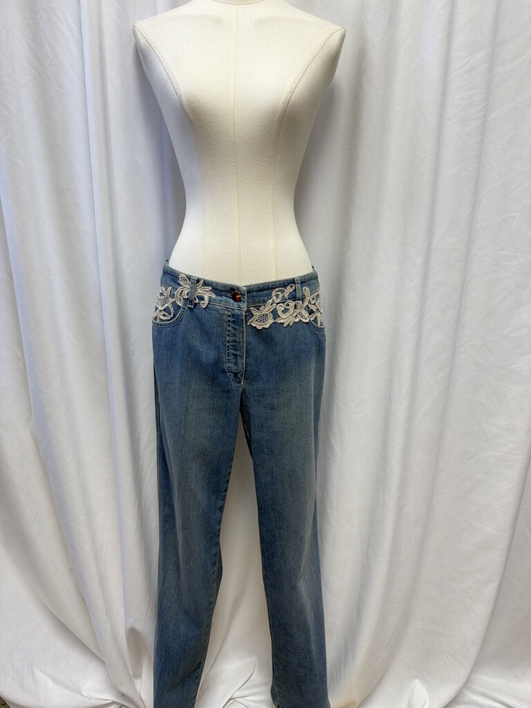 Escada Jeans w/Lace Detail