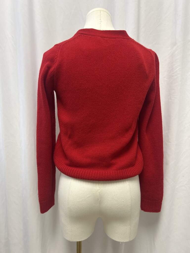 Christian Dior Red Cashmere Classic Twinset