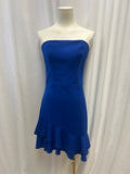 Amanda Uprichard Blue Strapless Dress NWT