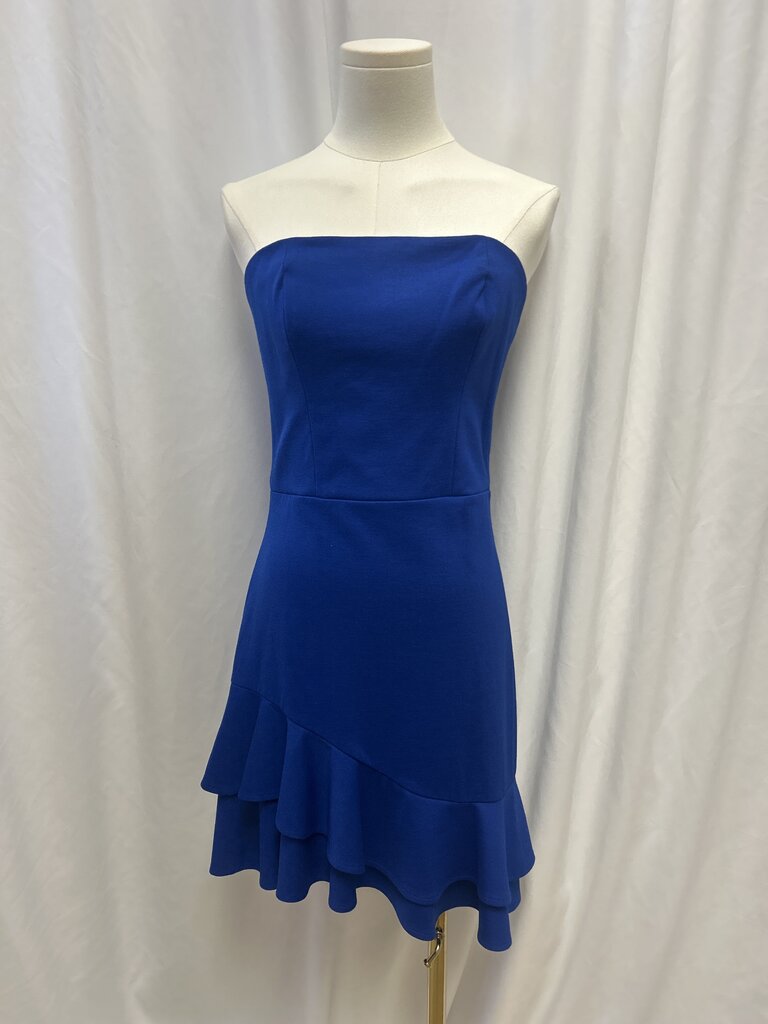 Amanda Uprichard Blue Strapless Dress NWT