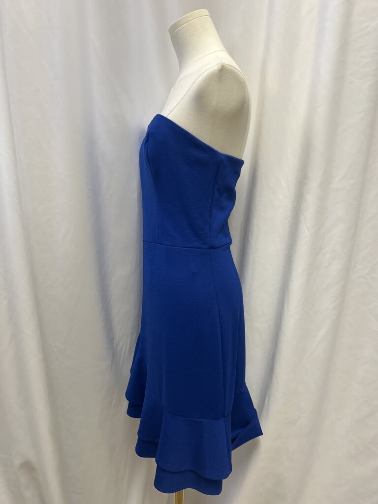 Amanda Uprichard Blue Strapless Dress NWT