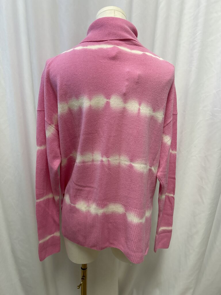 Cinq a Sept Pink Tie Dye Turtleneck