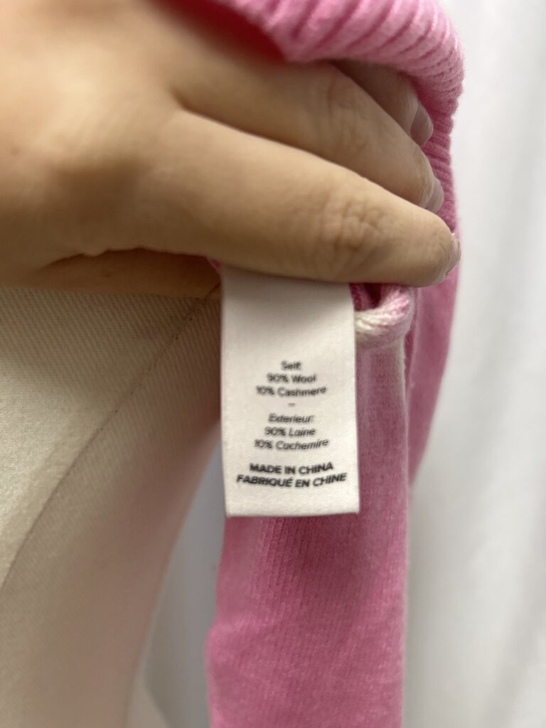Cinq a Sept Pink Tie Dye Turtleneck
