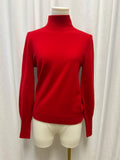 Kilte Red Knit 2 Piece Skirt Set