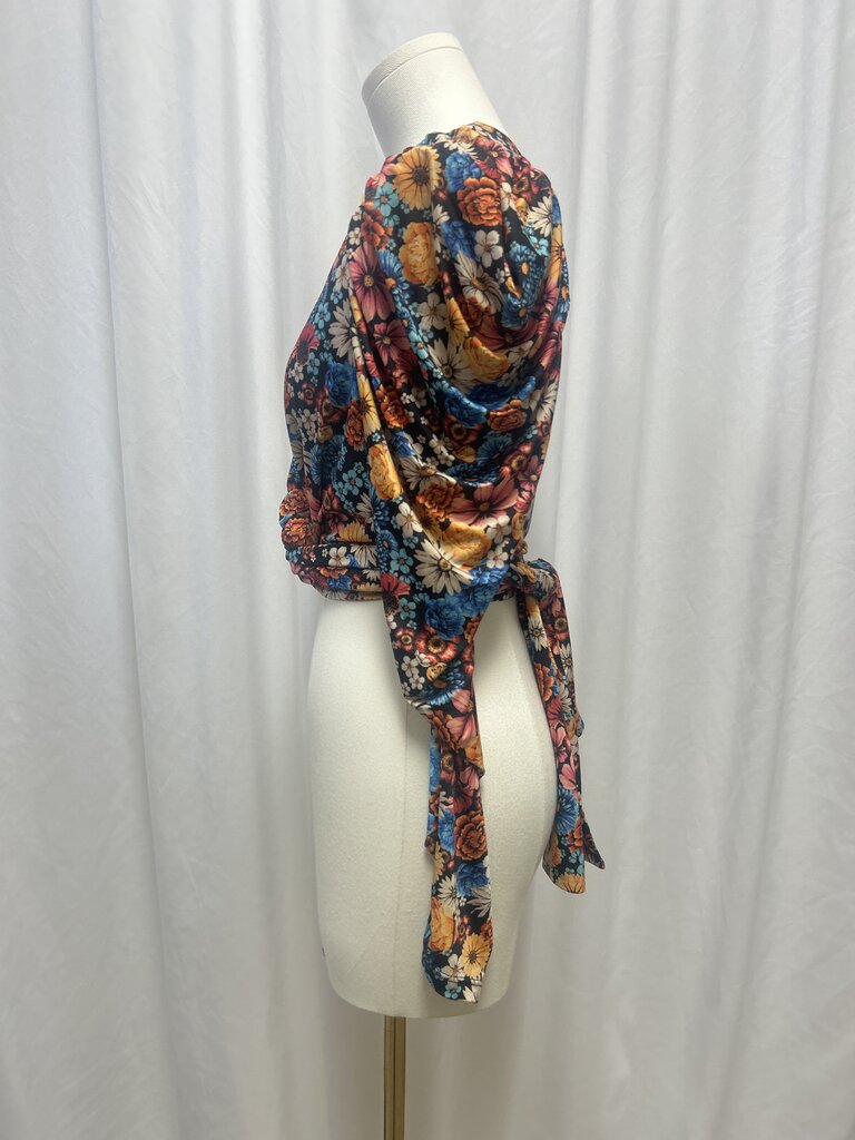 AFRM Floral Wrap Top