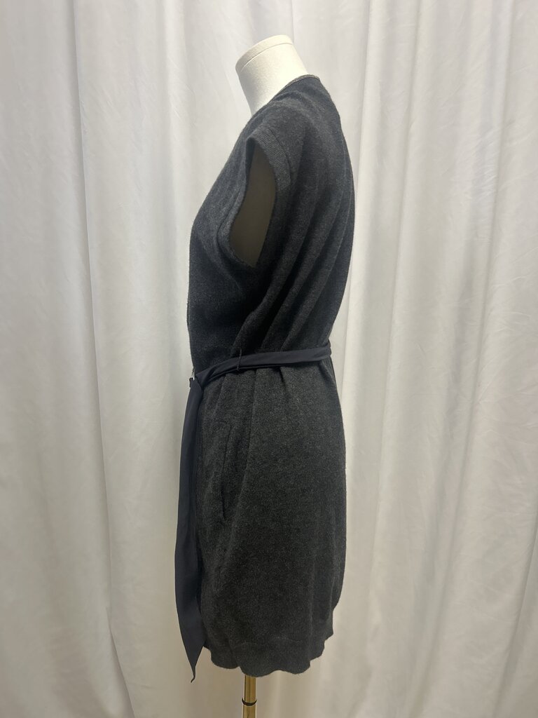 Brunello Cucinelli Belted Cashmere Sweater Dress