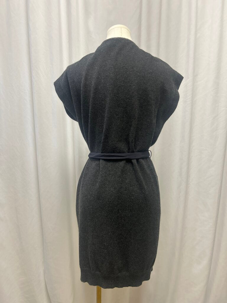 Brunello Cucinelli Belted Cashmere Sweater Dress