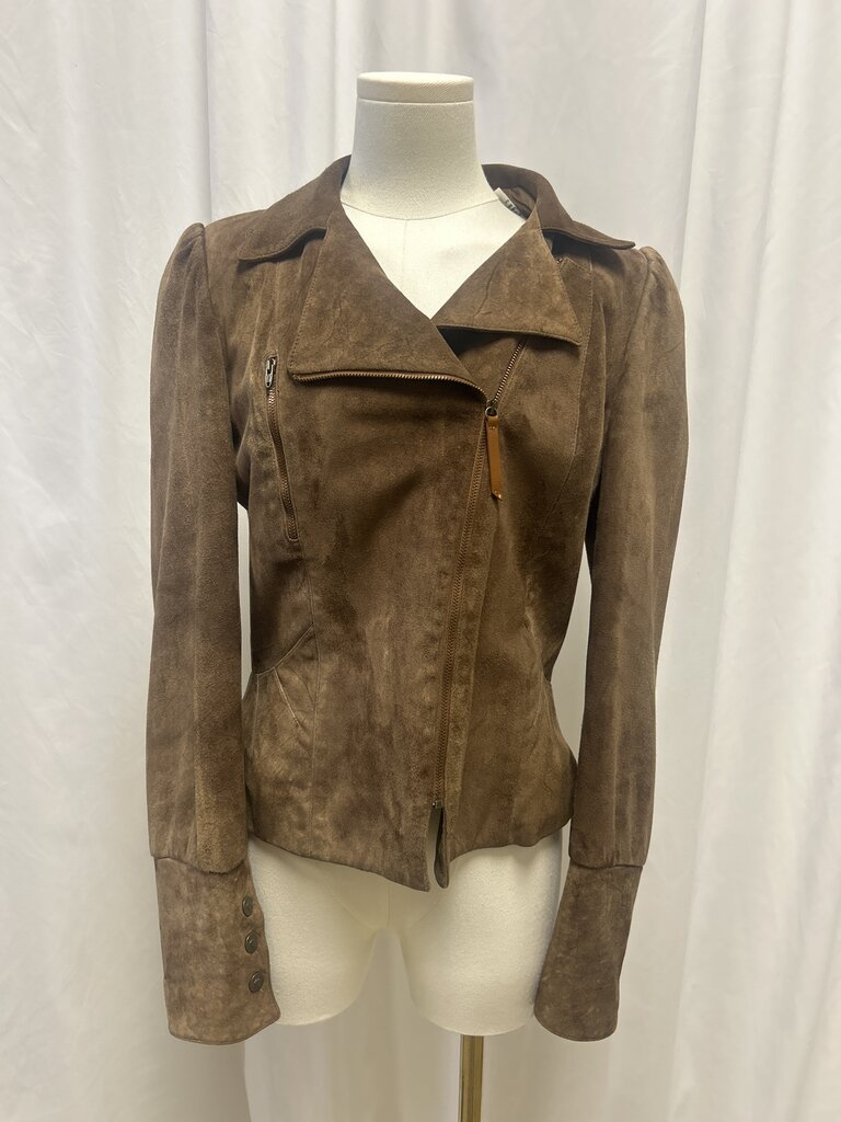 Versace Suede Moto Jacket