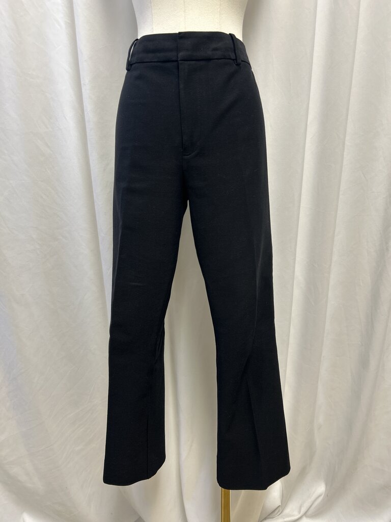Derek Lam 10 Black Pants w/White Piping