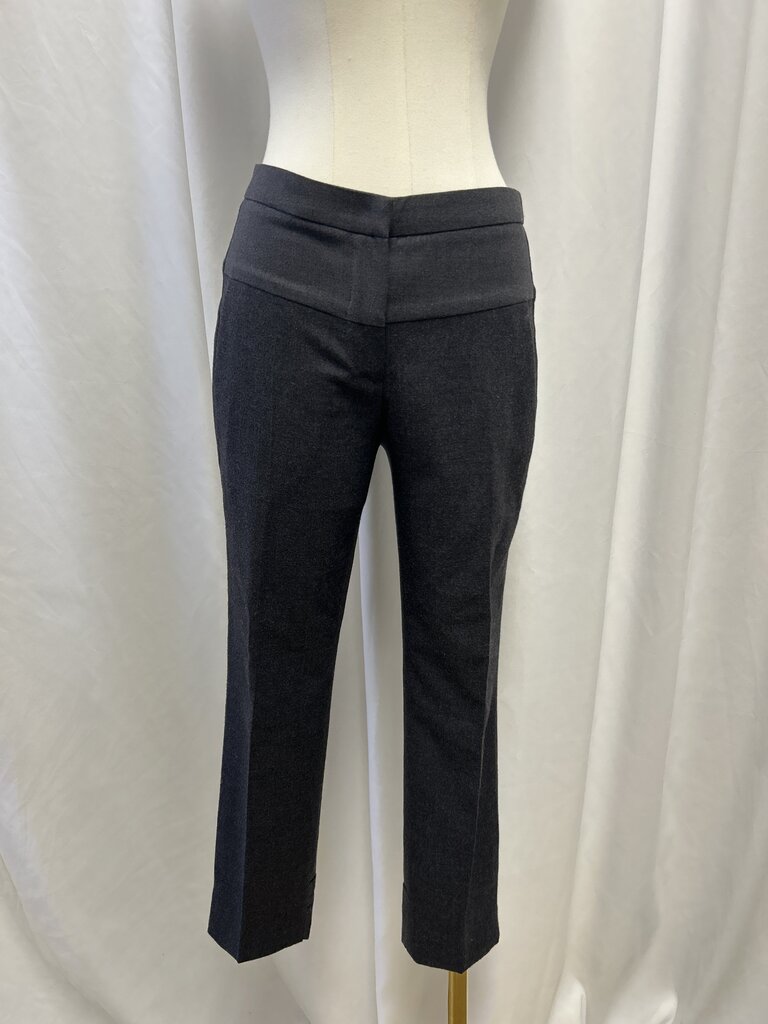 Brunello Cucinelli Virgin Wool Back Exposed Cuff Trouser