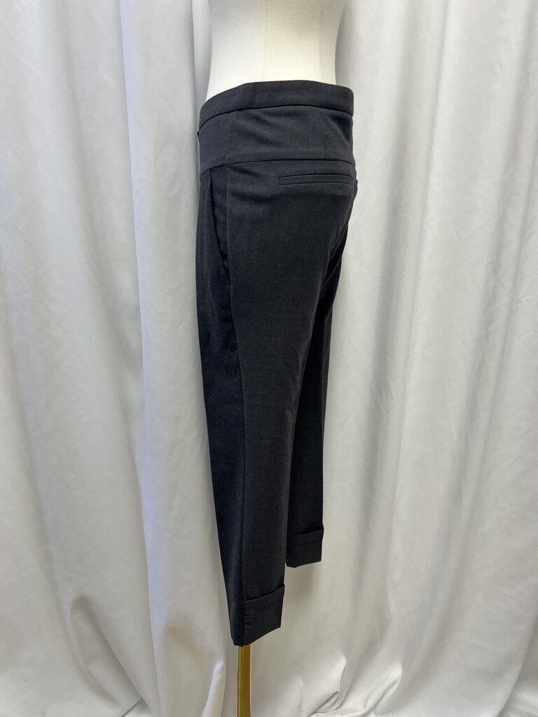 Brunello Cucinelli Virgin Wool Back Exposed Cuff Trouser