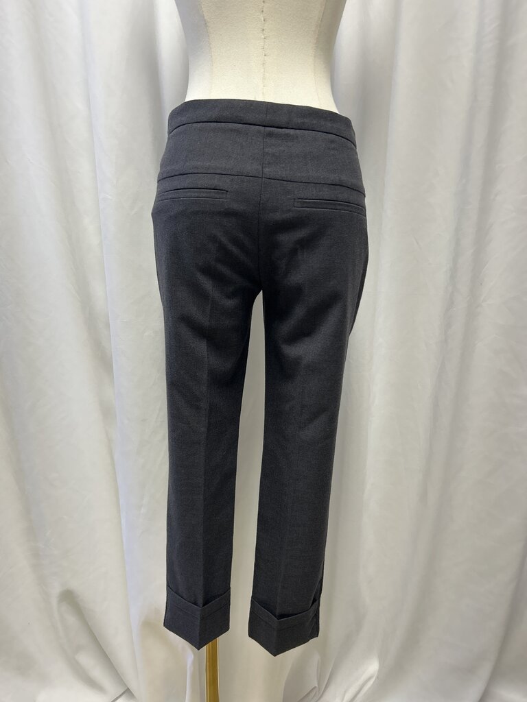 Brunello Cucinelli Virgin Wool Back Exposed Cuff Trouser